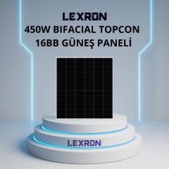 450W BIFACIAL 78 CELL 16BB HALF-CUT TOPCON GÜNEŞ PANELİ