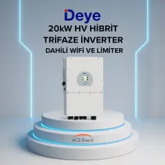 20KW HİBRİT TRİFAZE İNVERTER HV
