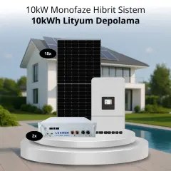 10KW MONOFAZE HİBRİT SİSTEM 1